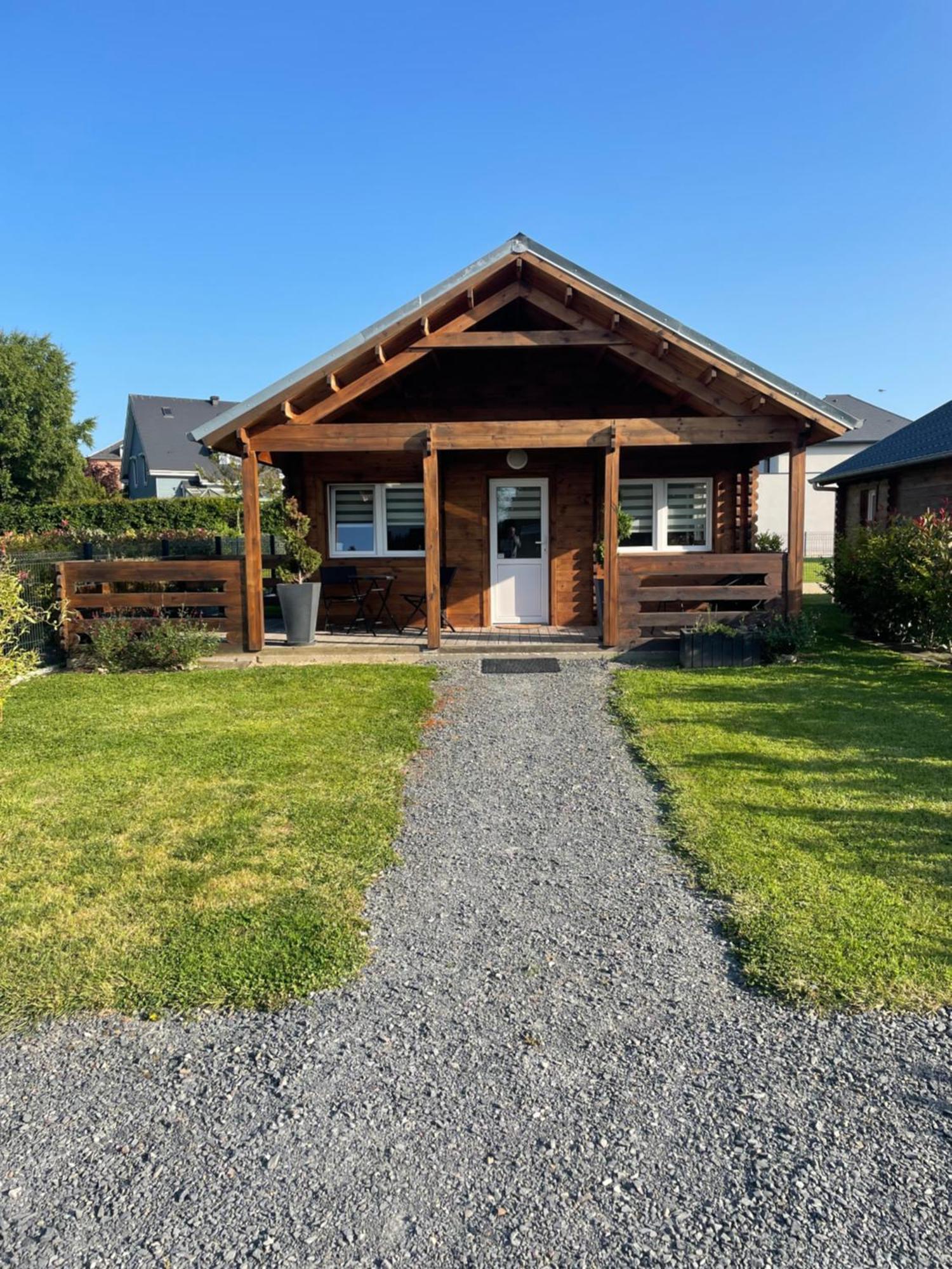 Villa Le chalet de vacances à Hermival-les-Vaux Extérieur photo
